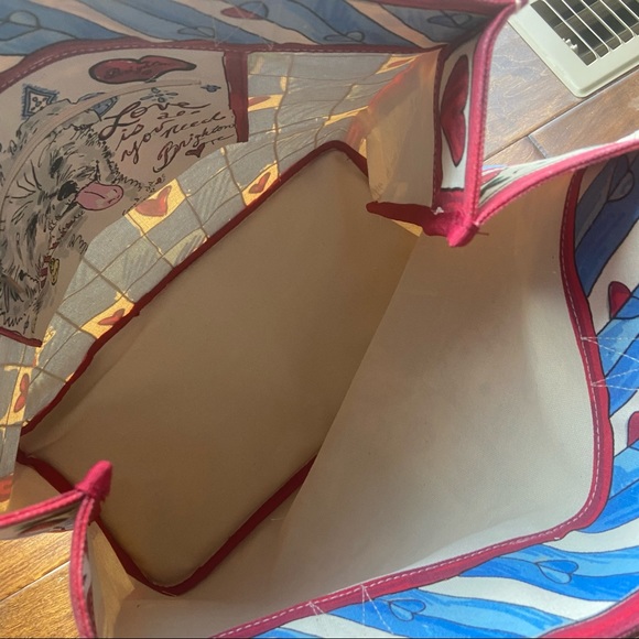 Brighton love sparkle tote canvas dog heart - Picture 7 of 9